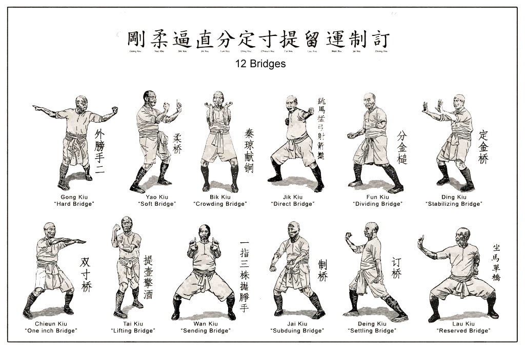 the 12 bridges of hung gar